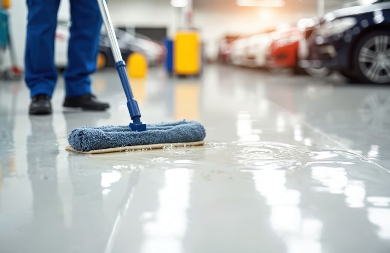 Concrete Floor Waxing
