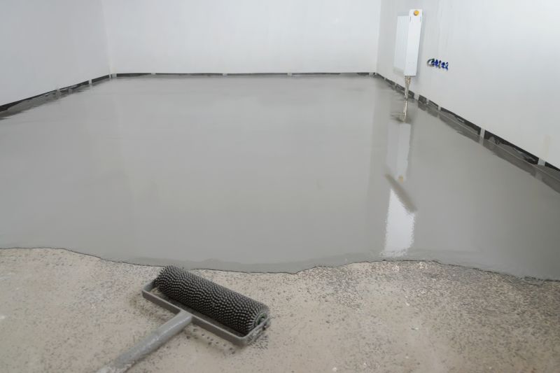 Waxed Concrete Floor