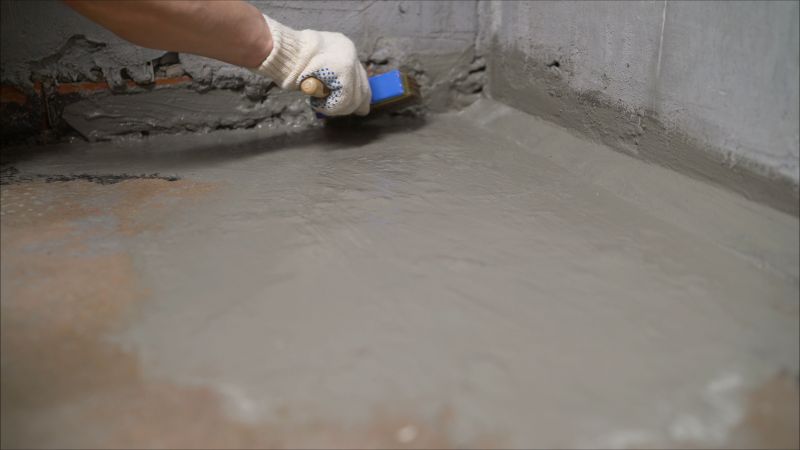 Sealed Concrete Floor